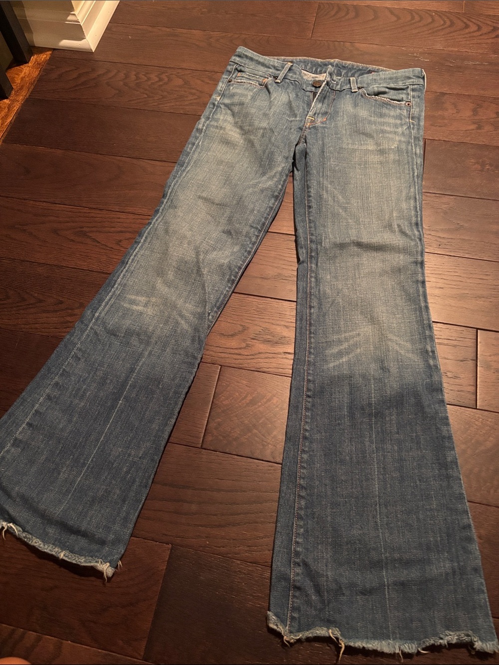Citizens Of Humanity Medium Blue Flare Jeans
